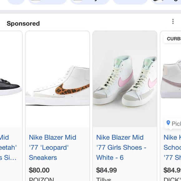 Nike Blazer mid 77 in white leopard 5 women’s - Picture 3 of 4